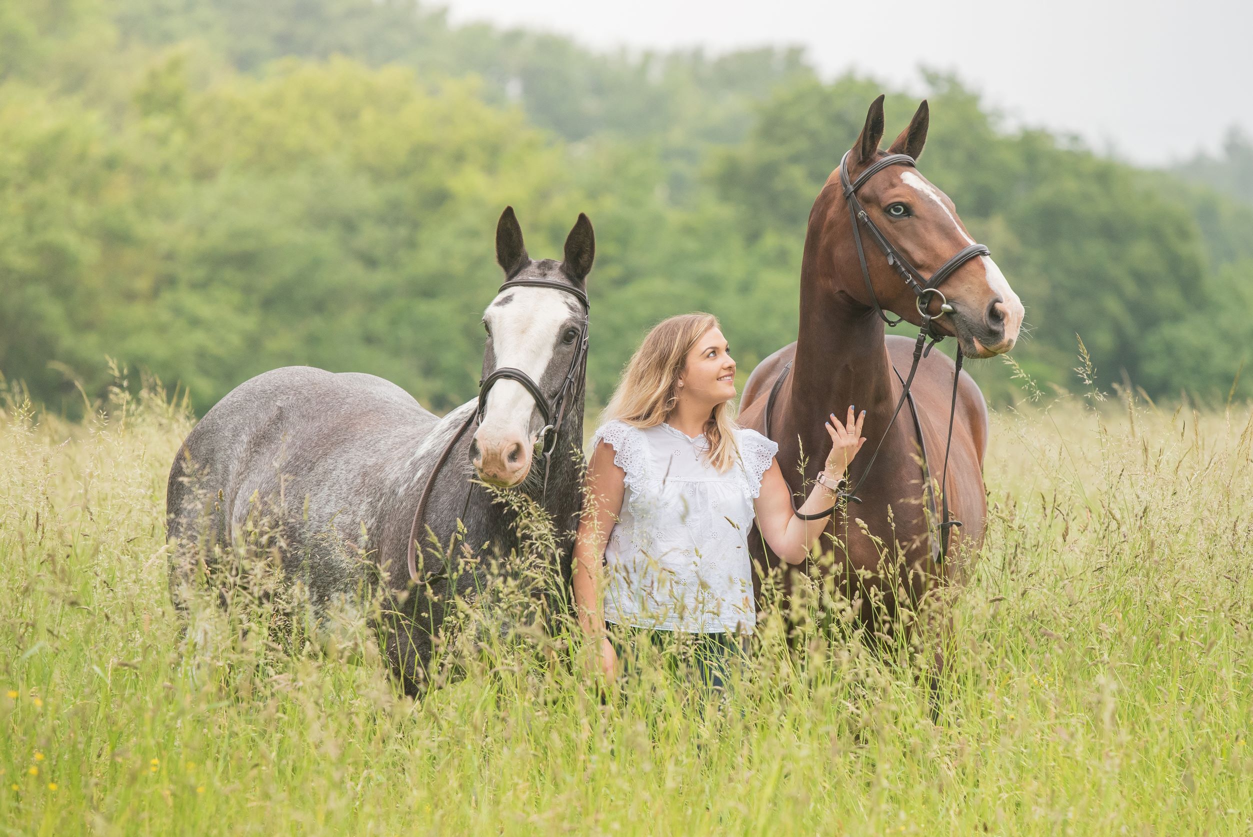 Equine Team - Emily & Rosie (Left) and Heather (Right) - Smaller-1